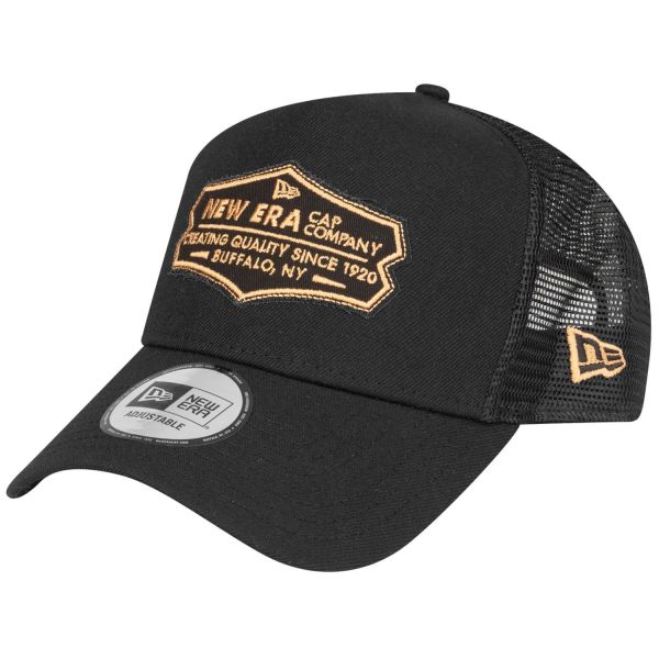New Era Adjustable Trucker Cap - RETRO PATCH navy / chrome