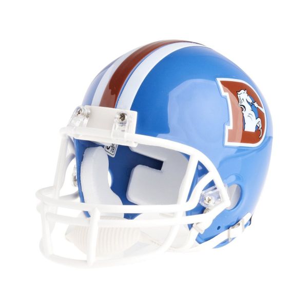 Riddell VSR4 Mini Football Helmet - Denver Broncos 1976-96