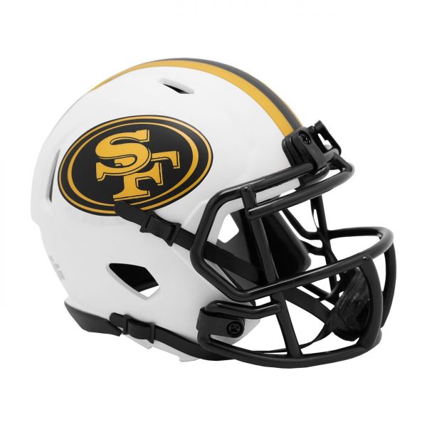 Riddell Speed Mini Football Helm - LUNAR San Francisco 49ers
