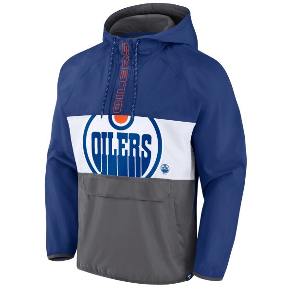 Edmonton Oilers NHL Anorak Windbreaker Jacket