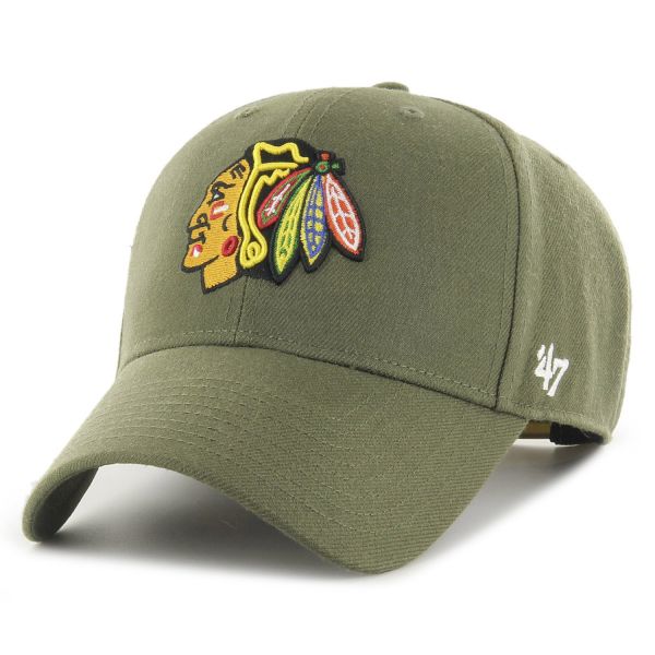 47 Brand Snapback Cap - NHL Chicago Blackhawks sandalwood