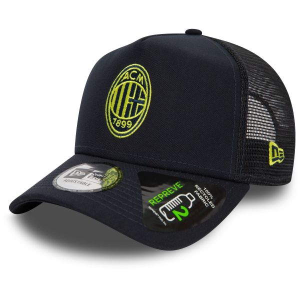 New Era A-Frame Trucker Cap - AC MILAN navy