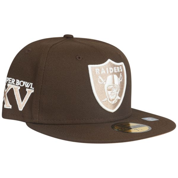 New Era 59Fifty Fitted Cap - Las Vegas Raiders walnut brun