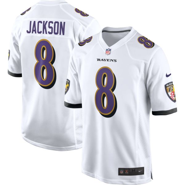 Nike GAME Jersey Baltimore Ravens #8 Lamar Jackson