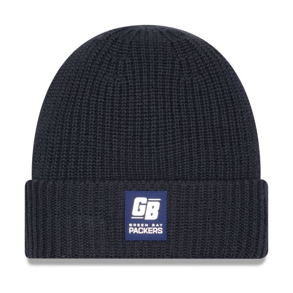 New Era Knit Bonnet D'Hiver SIDELINE Green Bay Packers