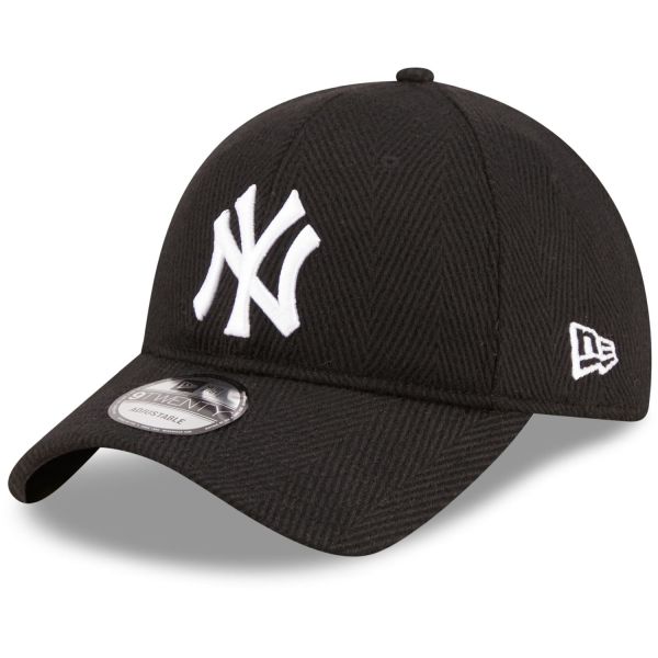 New Era 9Twenty Cap - HERRINGBONE New York Yankees schwarz