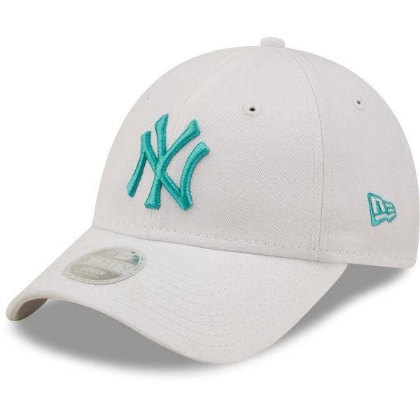 New Era 9Forty Damen Cap - New York Yankees weiß aqua