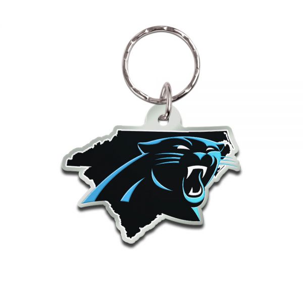 Wincraft STATE Key Ring Chain - NFL Carolina Panthers