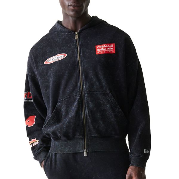 New Era Oversized Zip Hoody - PATCHES Red Bull Racing