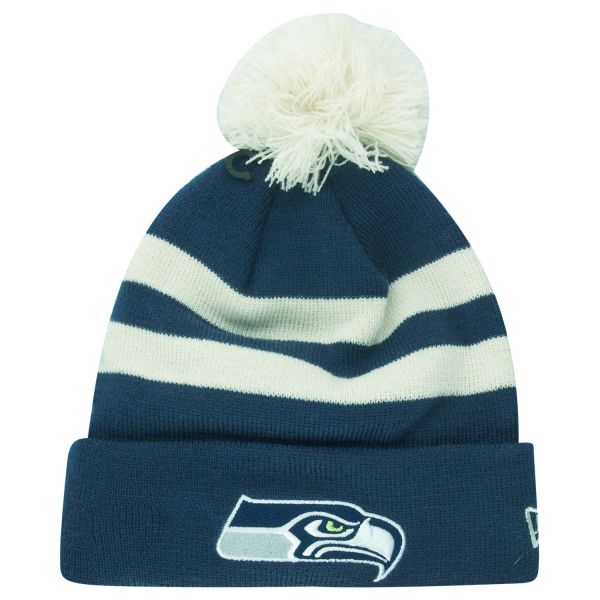 New Era Knit Winter Beanie - IVORY Seattle Seahawks