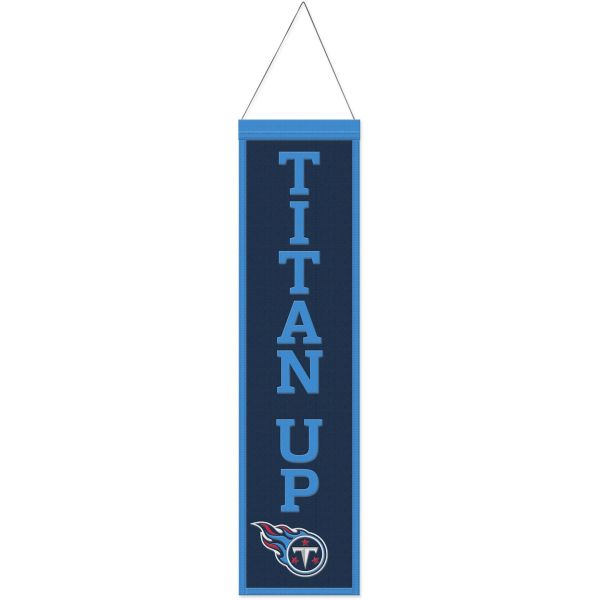 Tennessee Titans SLOGAN NFL Wool Banner 80x20cm
