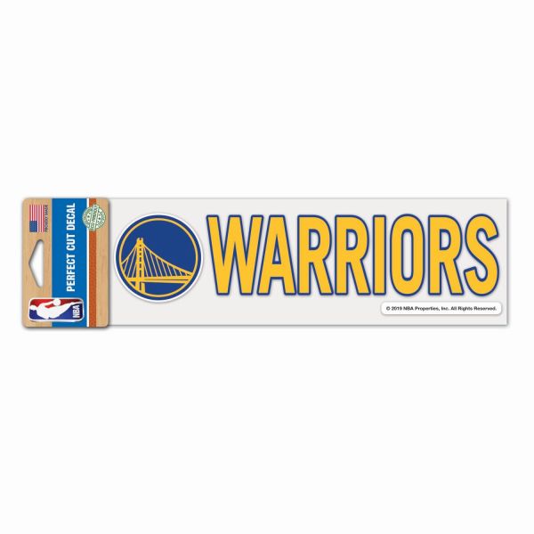 NBA Perfect Cut Autocollant 8x25cm Golden State Warriors