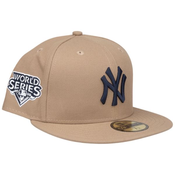 New Era 59Fifty Fitted Cap SIDEPATCH New York Yankees khaki
