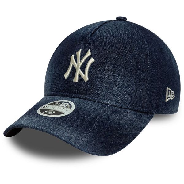 New Era 9Twenty Damen Cap - WASHED DENIM NY Yankees navy