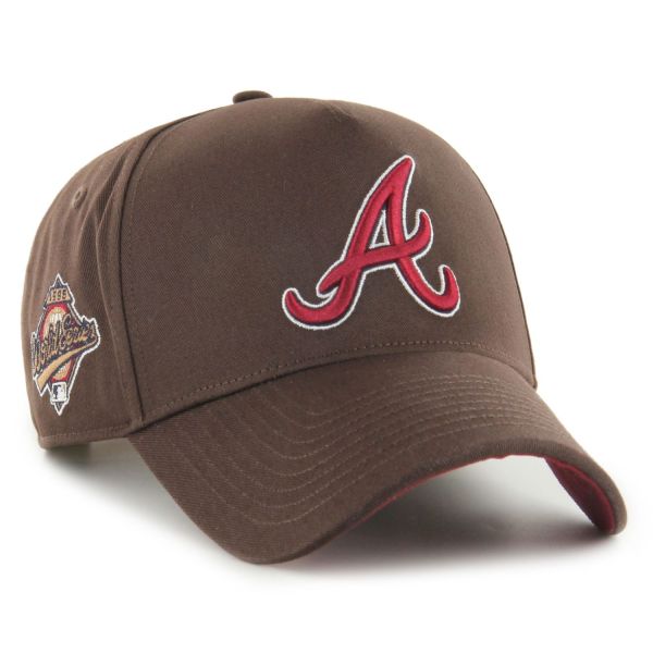 47 Brand Adjustable Cap WORLD SERIES Atlanta Braves brun