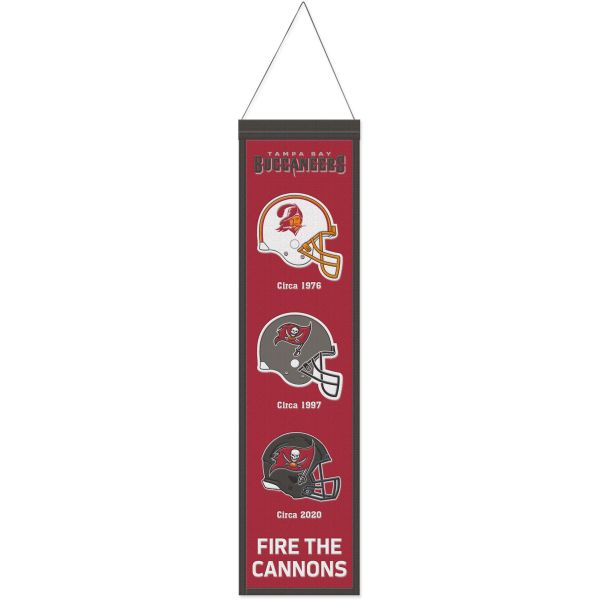 Tampa Bay Buccaneers EVOLUTION NFL Wool Banner 80x20cm