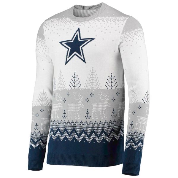 NFL Ugly Sweater XMAS Knit Pullover - Dallas Cowboys