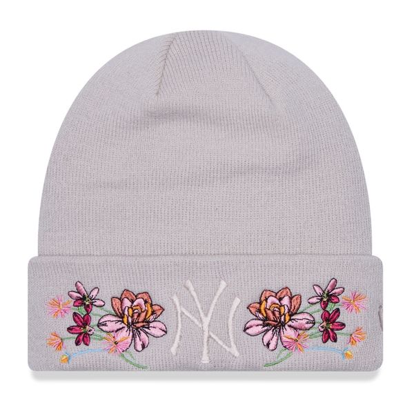 New Era Femme Bonnet d'hiver Beanie - FLORAL New York Yankee