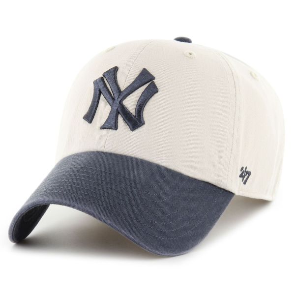 47 Brand Strapback Cap CLEAN UP Retro New York Yankees bone