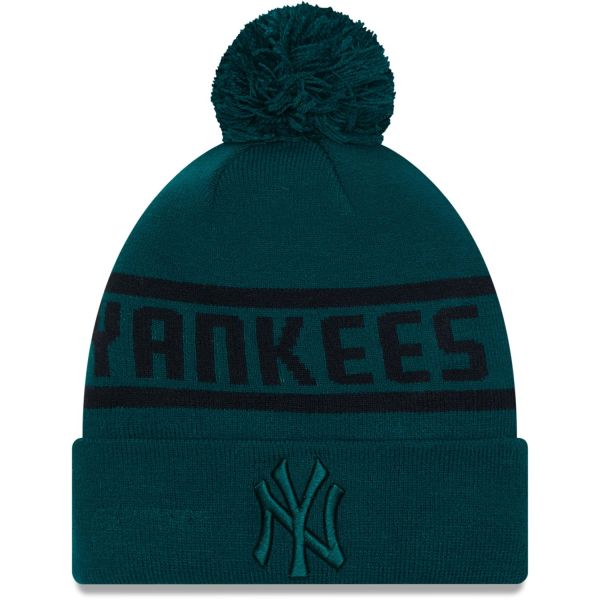 New Era Winter Beanie - BOBBLE New York Yankees blue green