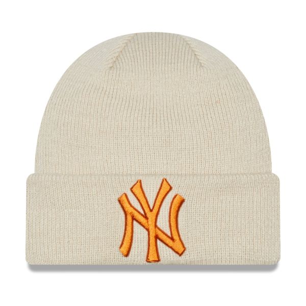 New Era Knit Kids Winter Beanie - New York Yankees stone