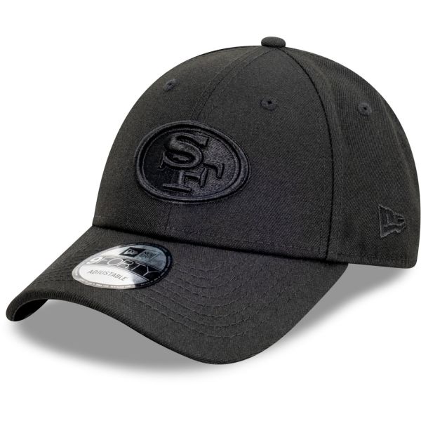 New Era 9Forty Snapback Cap - FULL BLACK San Francisco 49ers