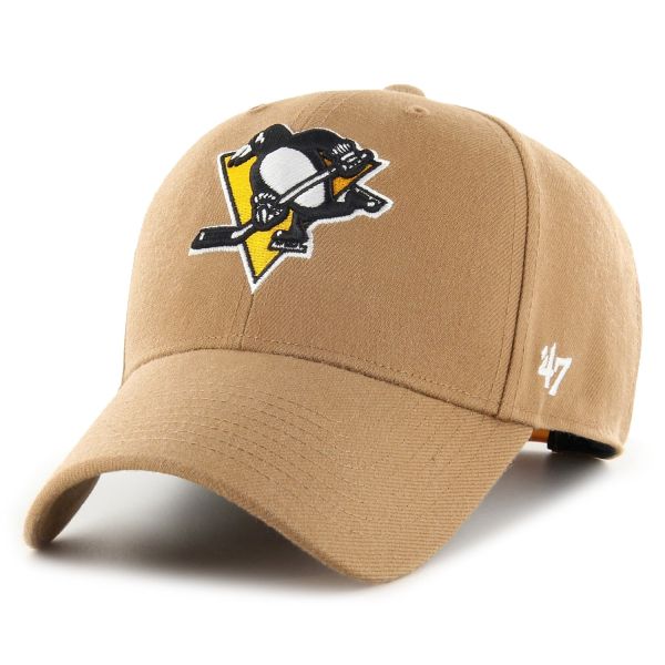 47 Brand Snapback Cap - NHL Pittsburgh Penguins camel beige