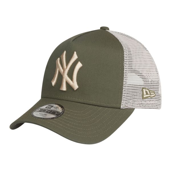 New Era Kinder Trucker Cap - New York Yankees oliv