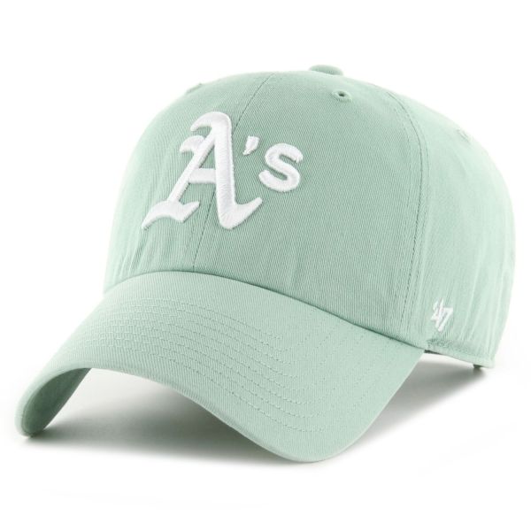 47 Brand Strapback Cap - CLEAN UP Oakland Athletics mint