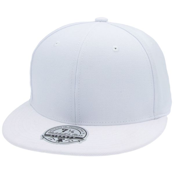 Mitchell & Ness Liberty Fitted Cap - BLANK white