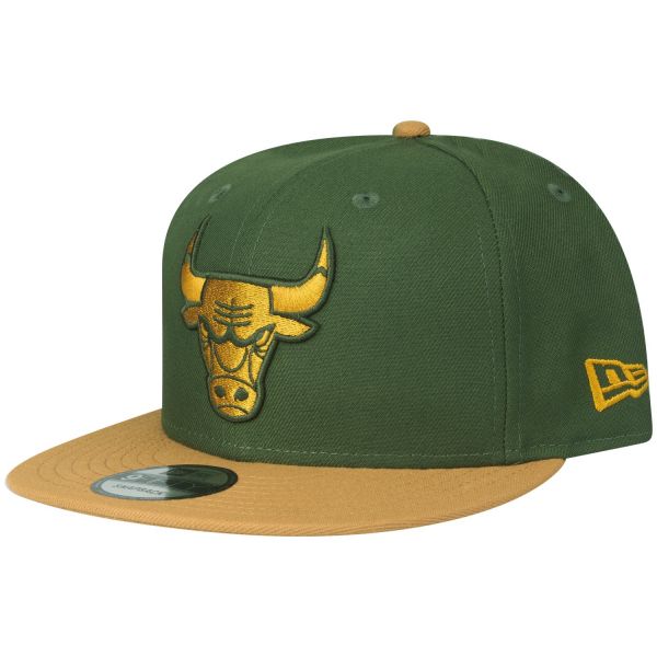 New Era 9Fifty Snapback Cap - Chicago Bulls rifle green