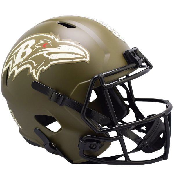 Riddell Replica Football Helm - NFL STS Baltimore Ravens