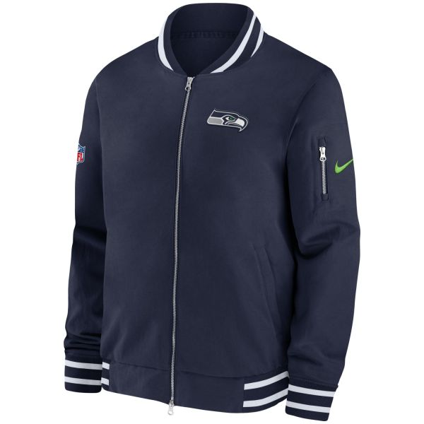 Seattle Seahawks Nike NFL Sideline Coach Bomber Jacket