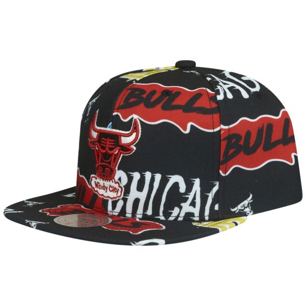 Mitchell & Ness Snapback Cap - STICKER PACK Chicago Bulls