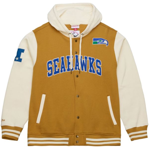 M&N Midweight Hooded Fleece Jacket - Seattle Seahawks