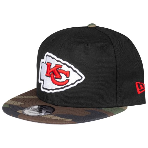 New Era 9Fifty Snapback Cap - Kansas City Chiefs black camo