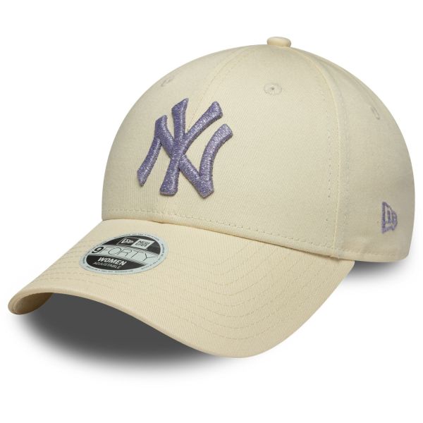 New Era 9Forty Damen Cap - METALLIC New York Yankees beige