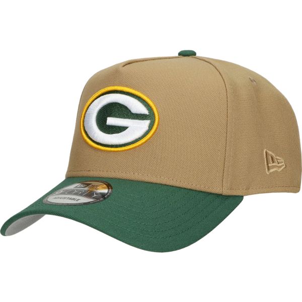 New Era 9Forty A-Frame Cap - Green Bay Packers khaki