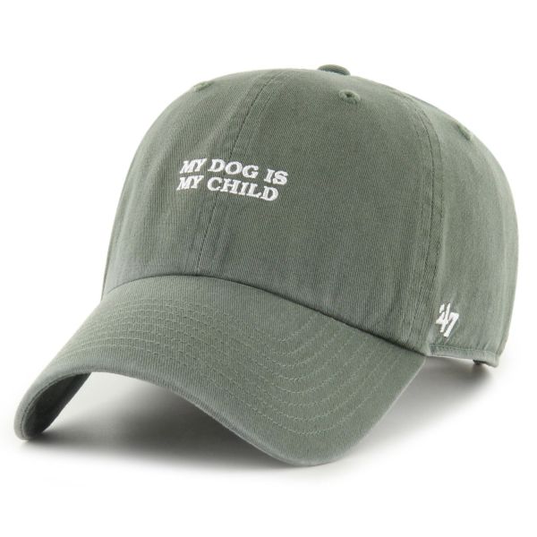 47 Brand Adjustable CLEAN UP Cap - SLOGAN My Dog is my Child