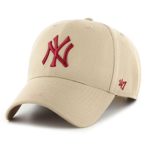 47 Brand Snapback Cap - MLB New York Yankees khaki beige