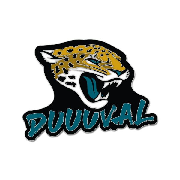 NFL Universal Jewelry Caps PIN Jacksonville Jaguars SLOGAN