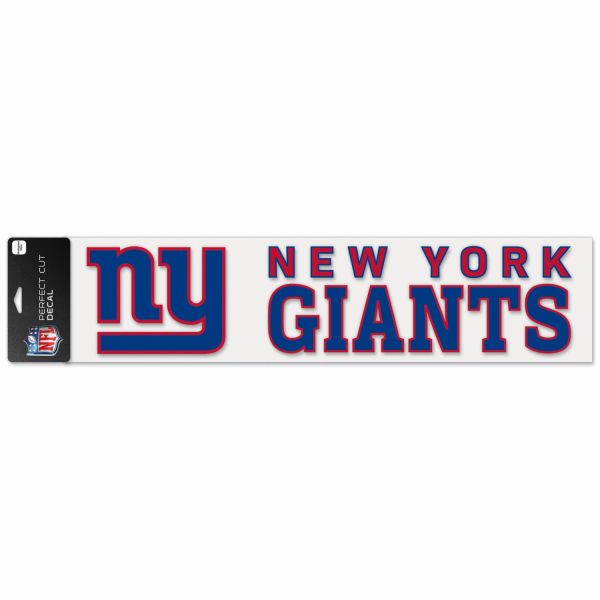 NFL Perfect Cut XXL Aufkleber 10x40cm New York Giants