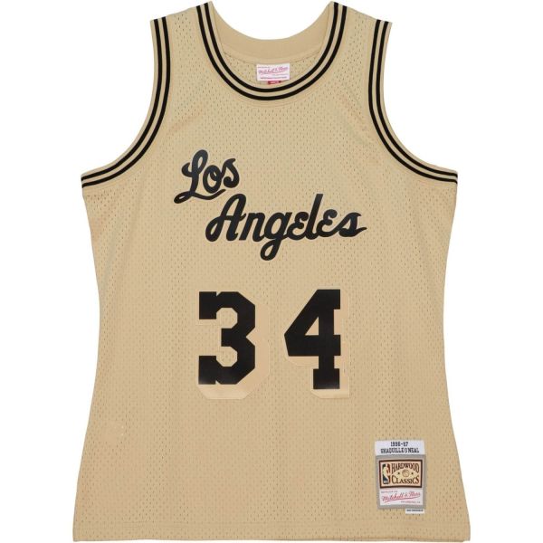 Swingman Khaki Jersey Los Angeles Lakers Shaquille O'Neal