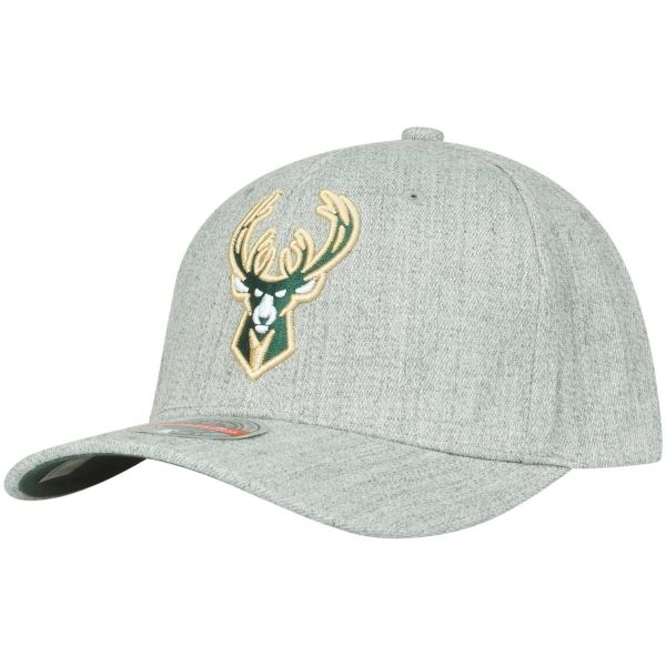 M&N Stretch Snapback Cap GROUND 2.0 Milwaukee Bucks heather