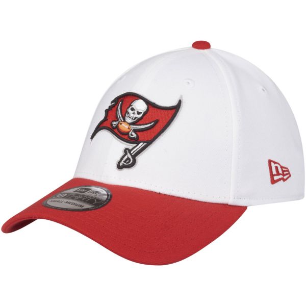 New Era 39Thirty Stretch Cap - Tampa Bay Buccaneers weiß