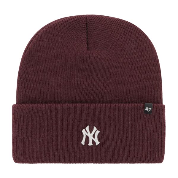 47 Brand Wintermütze - BASE RUNNER New York Yankees maroon