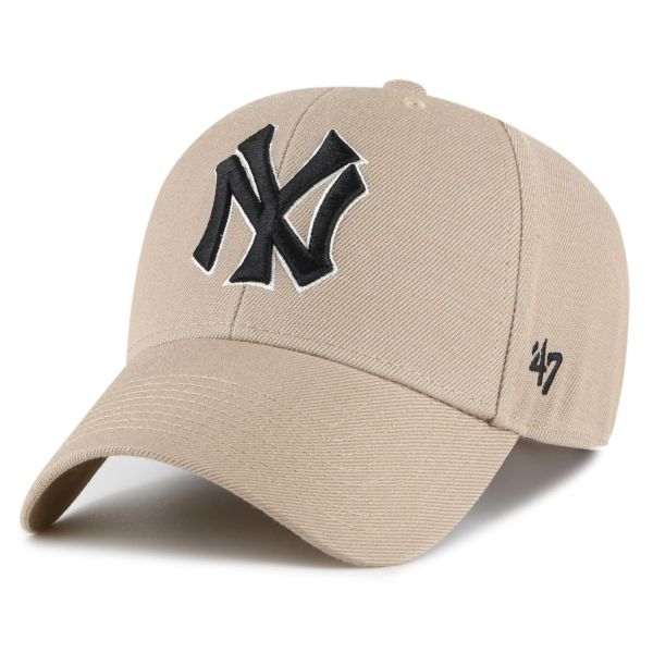 47 Brand Adjustable Cap - New York Yankees Cooperstown khaki