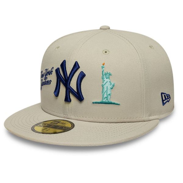 New Era 59Fifty Fitted Cap - ICON New York Yankees stone