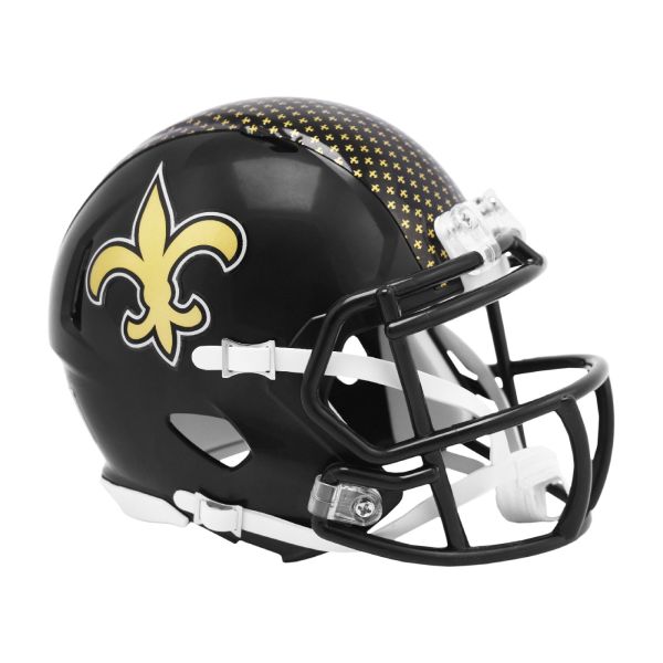 Riddell Speed Mini Football Helm ON-FIELD New Orleans Saints