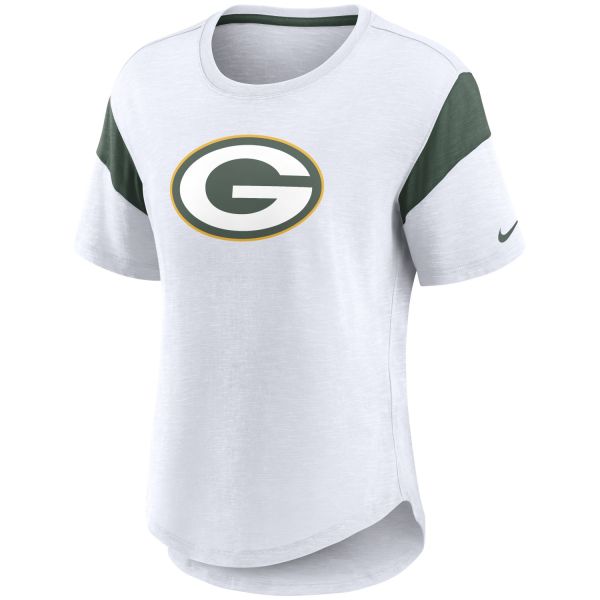 Nike Womens NFL Slub Fashion Top Green Bay Packers